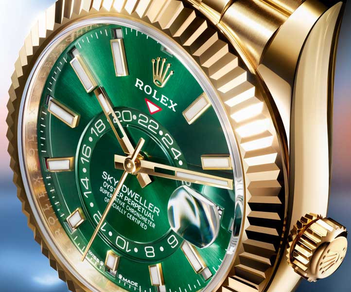 Rolex-watches-and-wonders-full-list-2025-sky-dweller-green
